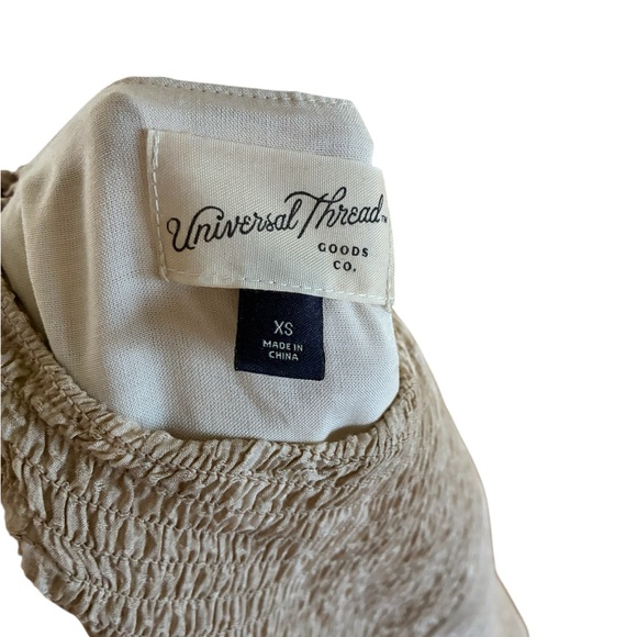 Universal Thread Patterned Tan Maxi Dress - Picture 6 of 6